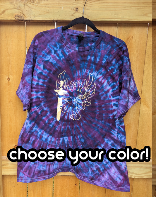 Ala Mhigo Shirt - Spiral Tie-dyed