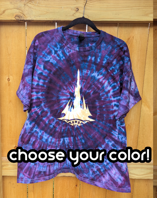 Crystarium Shirt - Spiral Tie-dyed