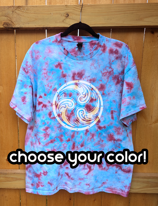 Kugane Shirt - Scrunch Tie-dyed