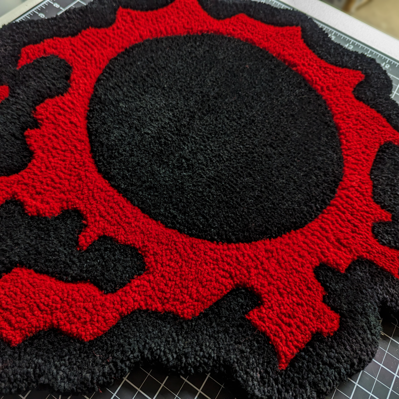 Meteor Symbol Rug - Made to Order