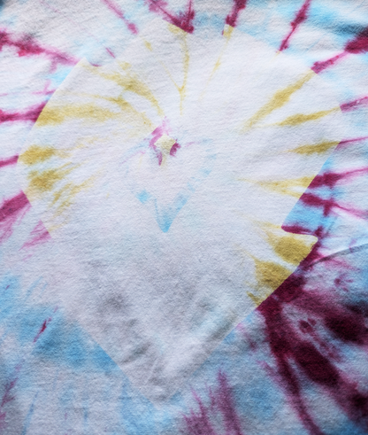 Soul Crystal T-shirt - Spiral Tie-dyed