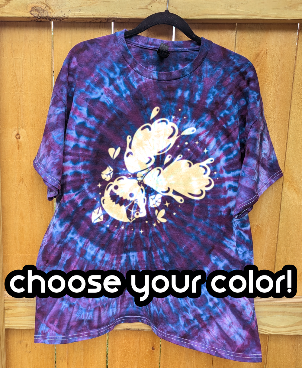 Pictospriggan Shirt - Spiral Tie-dyed