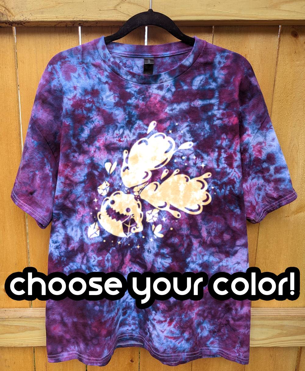 Pictospriggan Shirt - Scrunch Tie-dyed