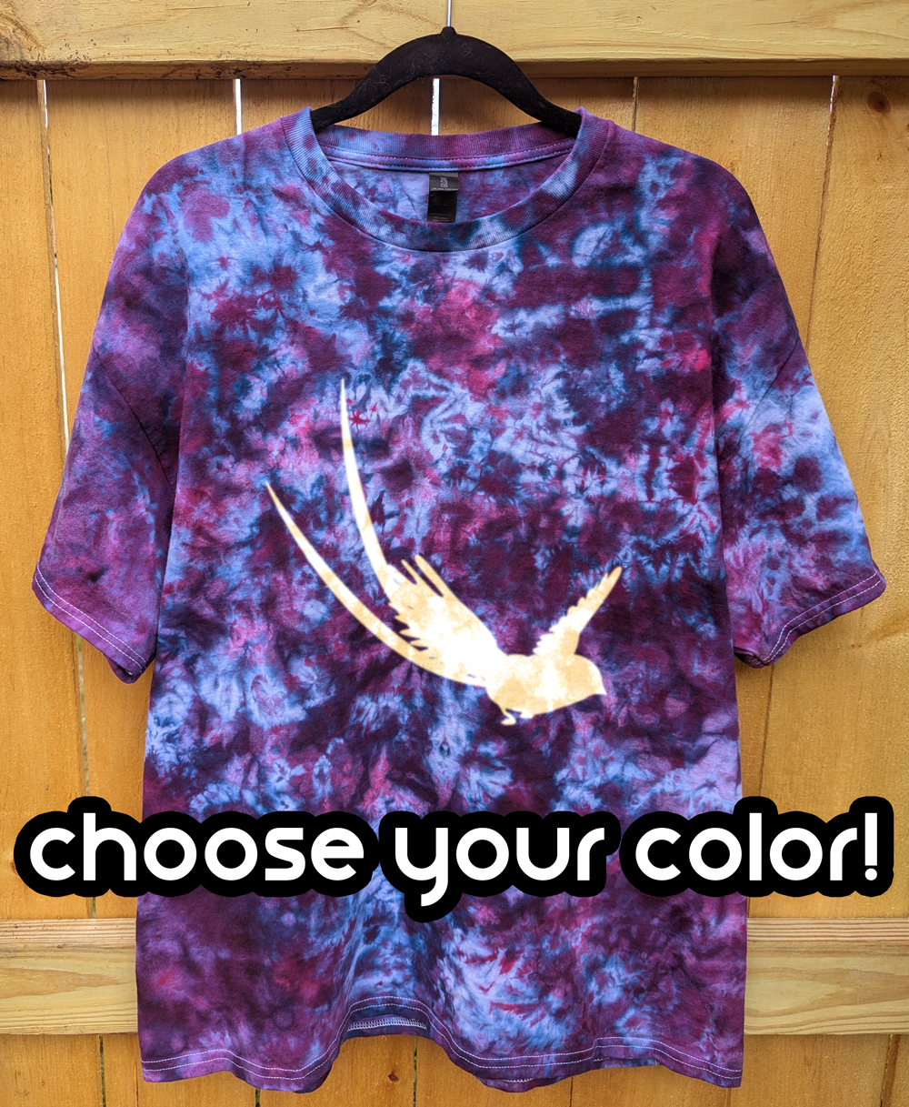 Starbird Shirt - Scrunch Tie-dyed