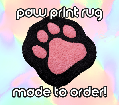 Paw Print Rug - Made to Order